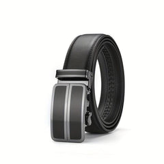 Men's Leather Belt Automatic Buckle Stylish Versatile Business Suit