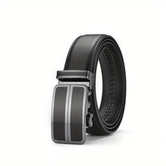 Men's Leather Belt Automatic Buckle Stylish Versatile Business Suit