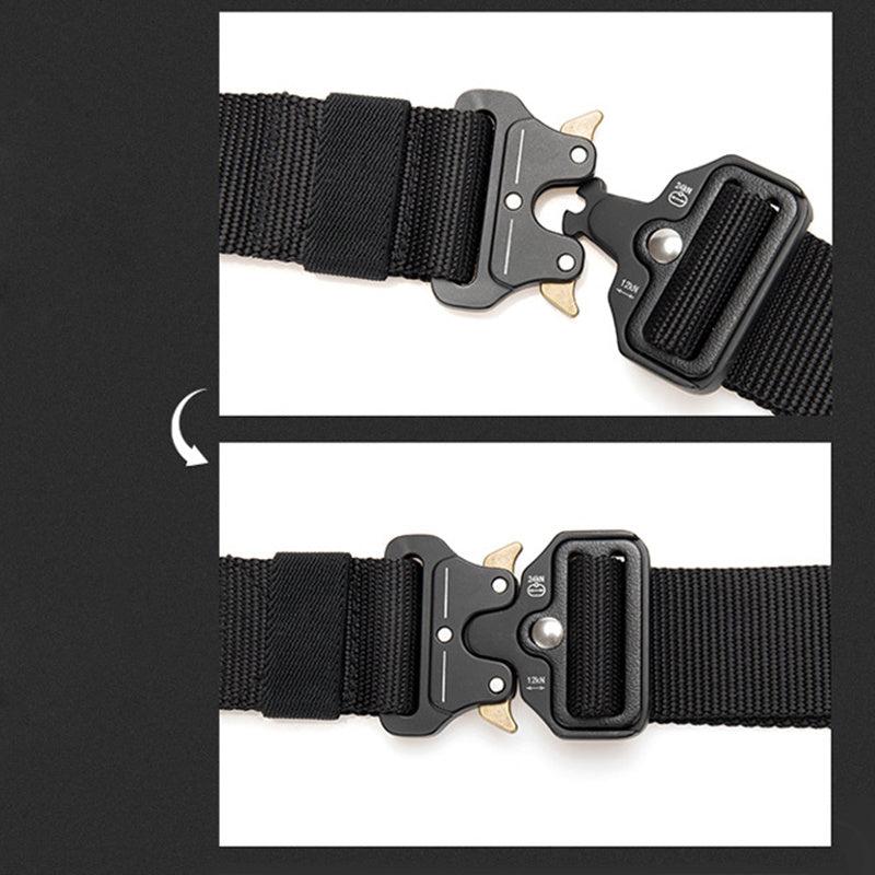 Men's Nylon Tactical Work Pants Canvas Belt