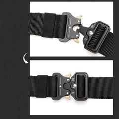 Men's Nylon Tactical Work Pants Canvas Belt