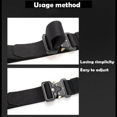 Men's Nylon Tactical Work Pants Canvas Belt