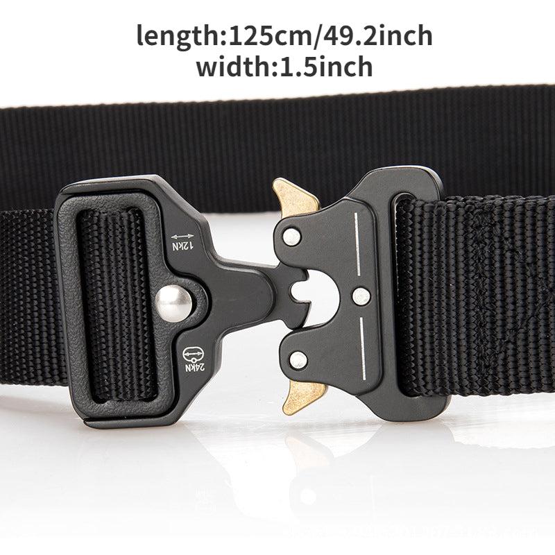 Men's Nylon Tactical Work Pants Canvas Belt