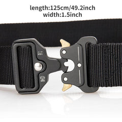Men's Nylon Tactical Work Pants Canvas Belt