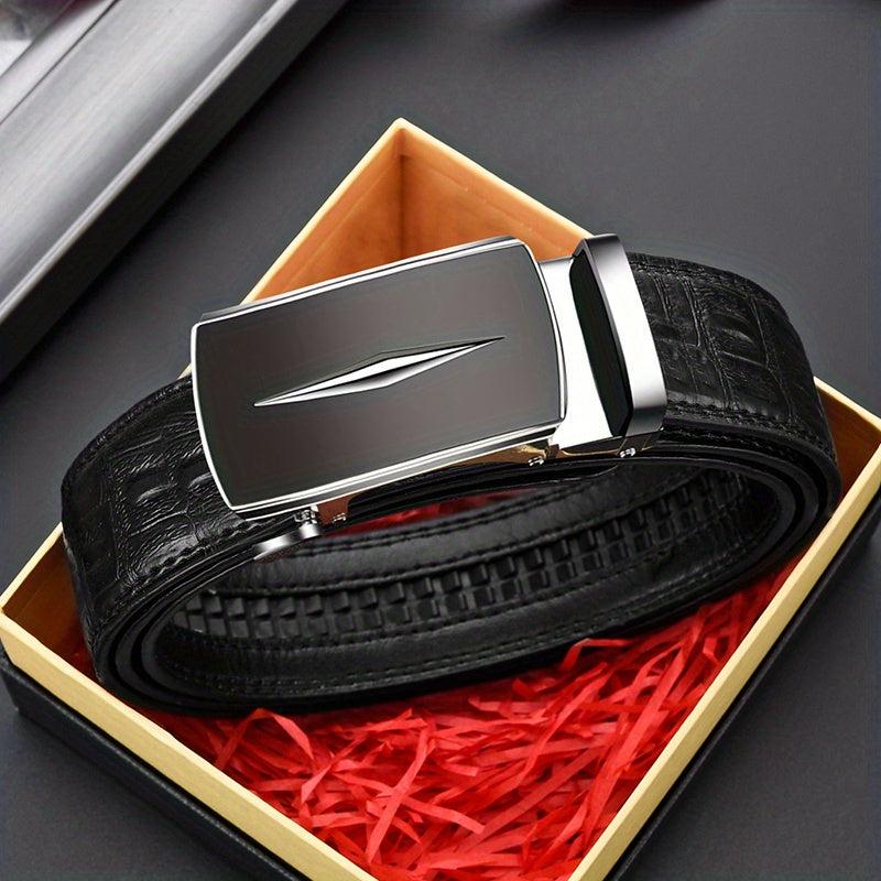 Men's Auto Buckle Belt Business Accessory