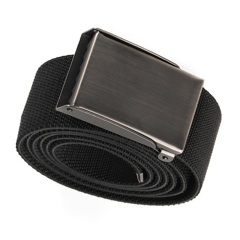 Elastic Stretchy Buckle Flap Cut To Fit Canvas Belt