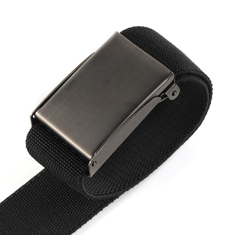 Elastic Stretchy Buckle Flap Cut To Fit Canvas Belt