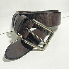 Men's Funky Leather Belt with Removable Buckle