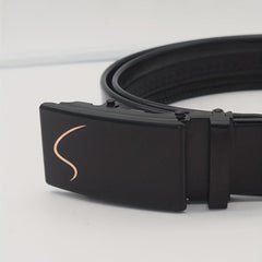 Men's S Pattern PU Casual Business Belt