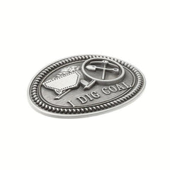 Mining Worker Belt Buckle Retro Casual Belt Buckle