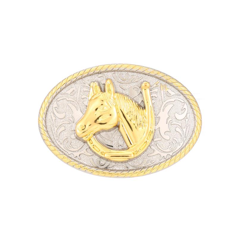 Personality Western Cowboy Men's Horse Head Buckle