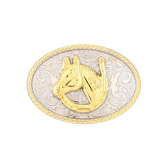 Personality Western Cowboy Men's Horse Head Buckle