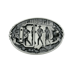 Antique Electroplated Belt Buckle For Men Western Cowboy Punk Hip Hop