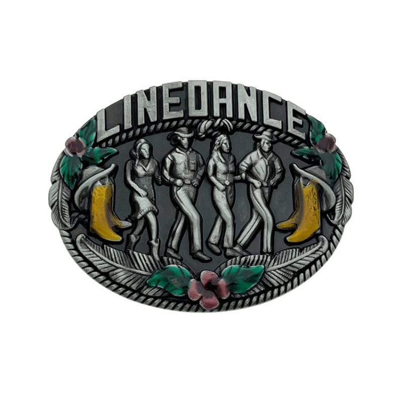 Antique Electroplated Belt Buckle For Men Western Cowboy Punk Hip Hop