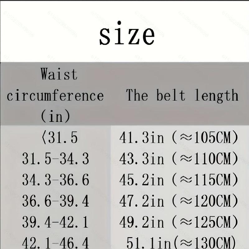 Men's Leather Belt Decorative Accessories for Pants Jeans