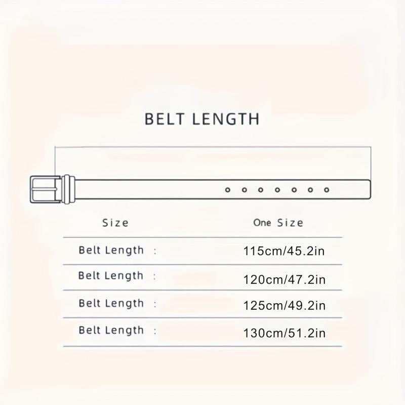 Men's Leather Automatic Buckle Belt Set