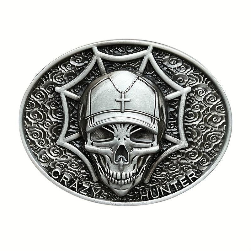 Retro Ghost Head Alloy Belt Buckle - Men's Pants Belt Buckle