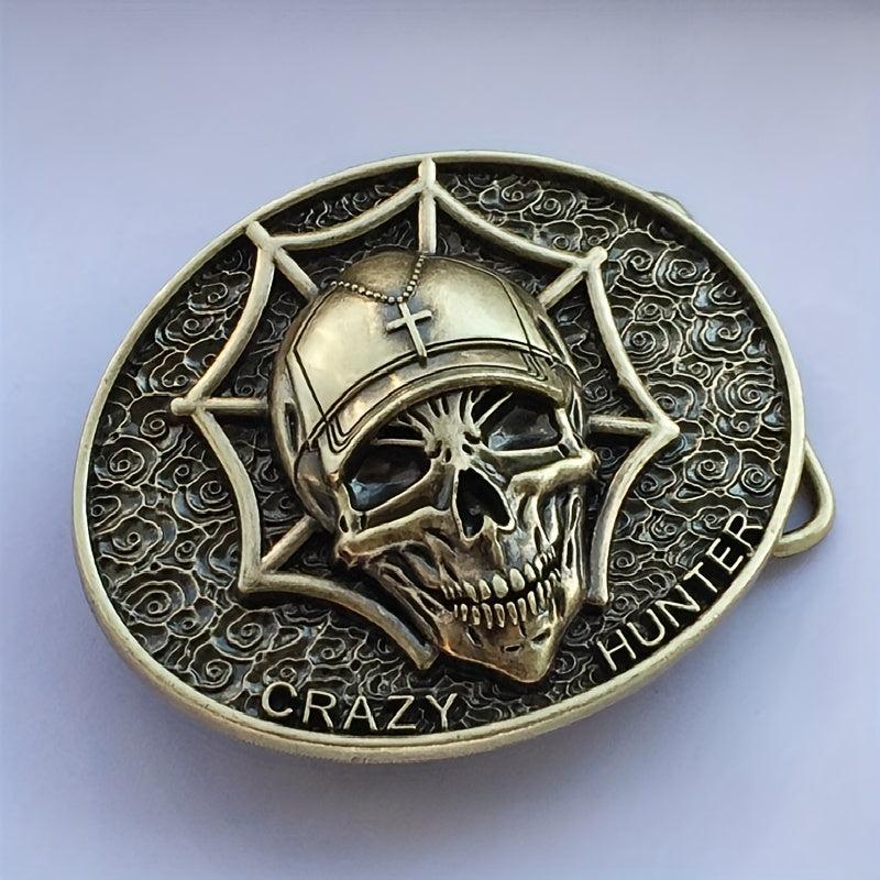 Retro Ghost Head Alloy Belt Buckle - Men's Pants Belt Buckle