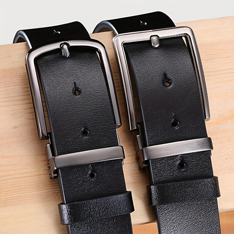 Men's Leather Business Belt Belts for Jeans Pants