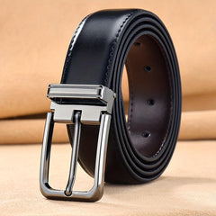 Men's Leather Business Belt Belts for Jeans Pants