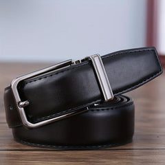 Men's Leather Business Belt Belts for Jeans Pants
