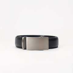 Men's Leather Belt Automatic Buckle Two layer Cowhide Wine Party Pants Belt