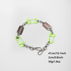 Metal Long Pants Blade Chain Rock Punk Trousers