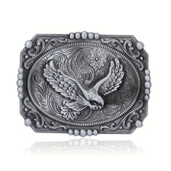 Western Cowboy Belt Buckle Eagle Carved Novelty Belt Accessories