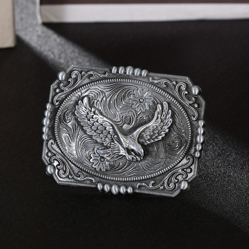 Western Cowboy Belt Buckle Eagle Carved Novelty Belt Accessories