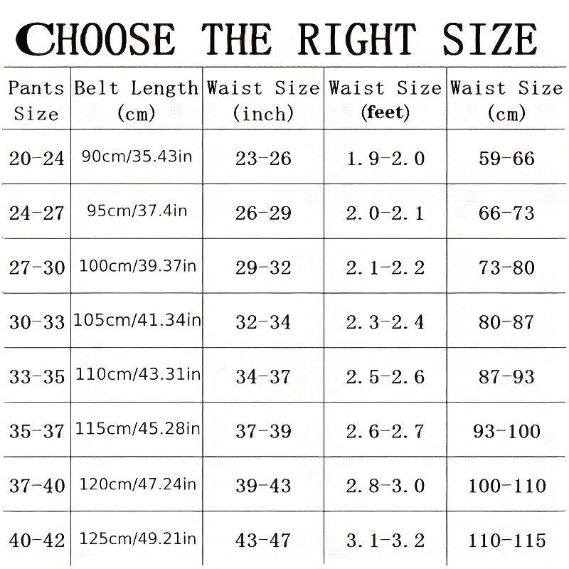 Genuine Leather Men's Needle Buckle Belt