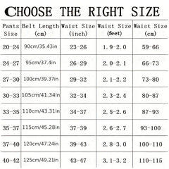 Genuine Leather Men's Needle Buckle Belt