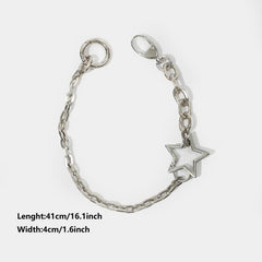 Unisex Star Necklace Pant Chain Belt Decoration