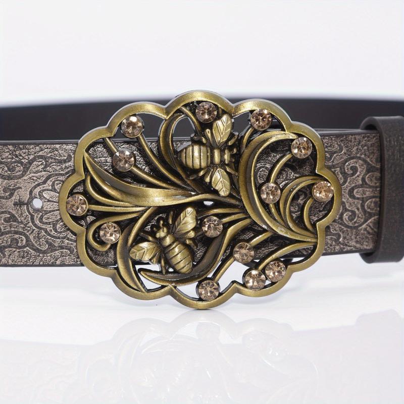Men's Bee Trees Pattern Business Belt