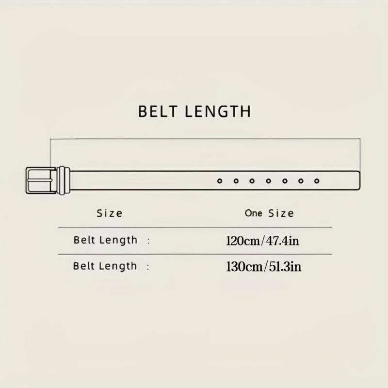 Men's Double Prong Leather Belt