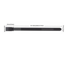 Men's Leather Belt with Automatic Buckle