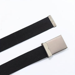 Sports Casual Leather Belt Alloy Automatic Buckle