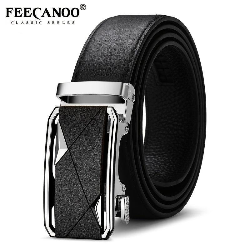 Men's Cowhide Automatic Business Leather Belt