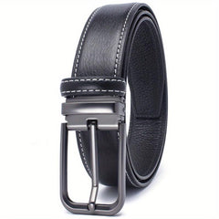 Men's Leather Belt - Classic Business Casual Belt