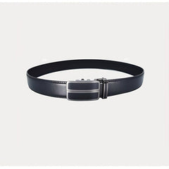 Men's Leather Belt Automatic Buckle Business Suit Waist Strap