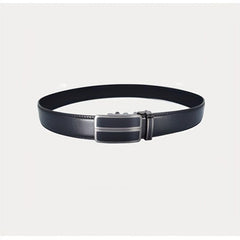 Men's Leather Belt Automatic Buckle Business Suit Waist Strap