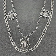 Men's Pants Chains Spider Decoration Layered Hip Hop Pants Chains