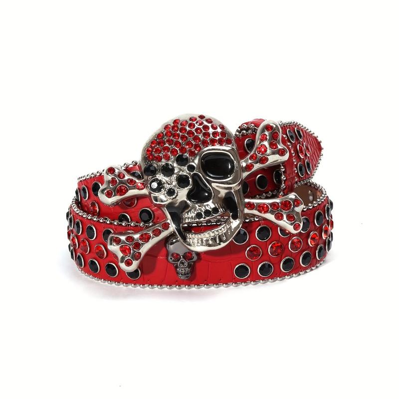 Rhinestone Bone Buckle Belt Full Rhinestone Sparkle Belt