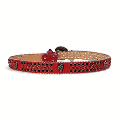 Rhinestone Bone Buckle Belt Full Rhinestone Sparkle Belt