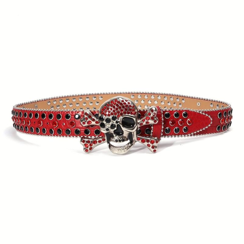Rhinestone Bone Buckle Belt Full Rhinestone Sparkle Belt