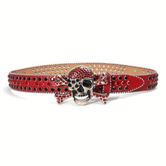 Rhinestone Bone Buckle Belt Full Rhinestone Sparkle Belt