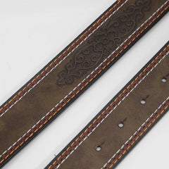 Men's Lion Head Buckle Belt Outdoor Party Holiday