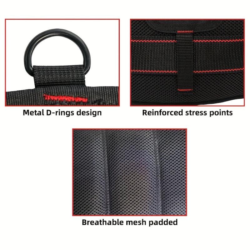 Padded Work Belt with D Rings Heavy Duty Comfortable Tool Belt