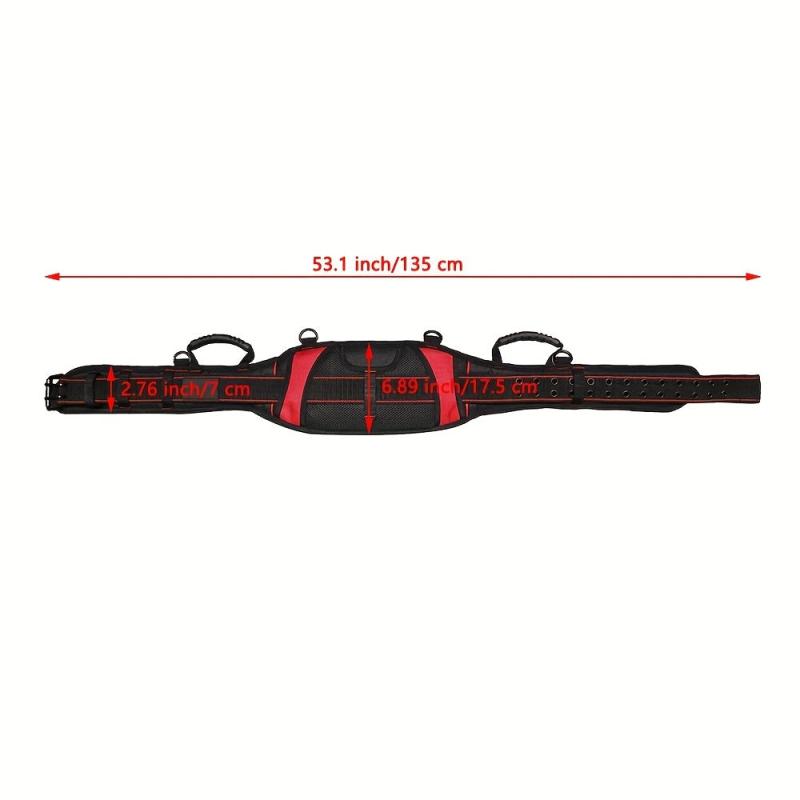 Padded Work Belt with D Rings Heavy Duty Comfortable Tool Belt