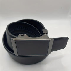 1pc Leather Automatic Belt Business Leather Belt Suit All match