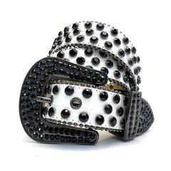Rhinestone Belt Hip Hop Punk Pants
