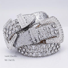 Men's Rhinestone Hip Hop Belt for Pants